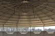 Round Yard Roof With Sprinklers